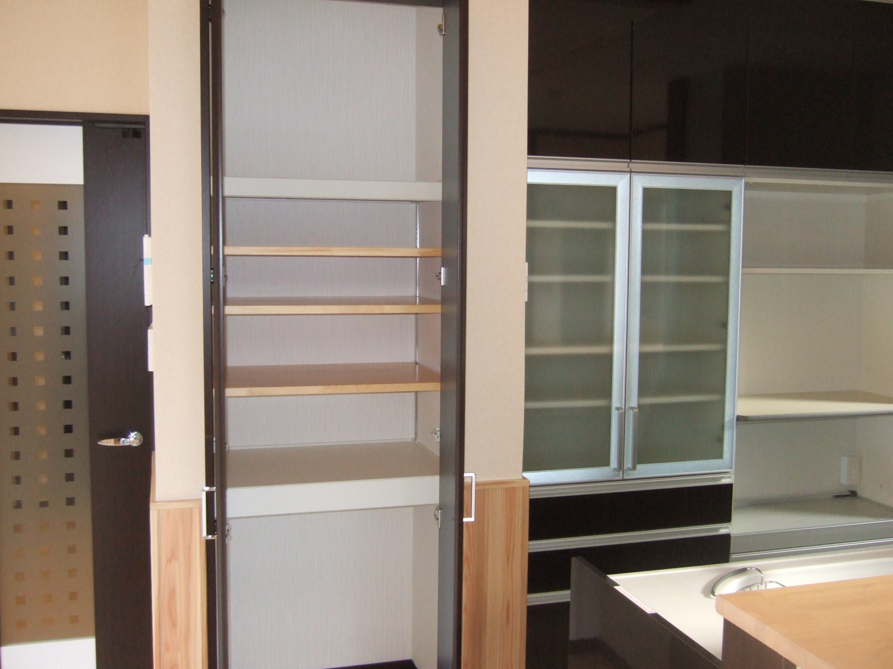 可動棚のある物入